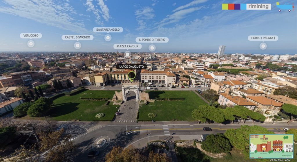 Rimini a 360 - virtual tour aereo