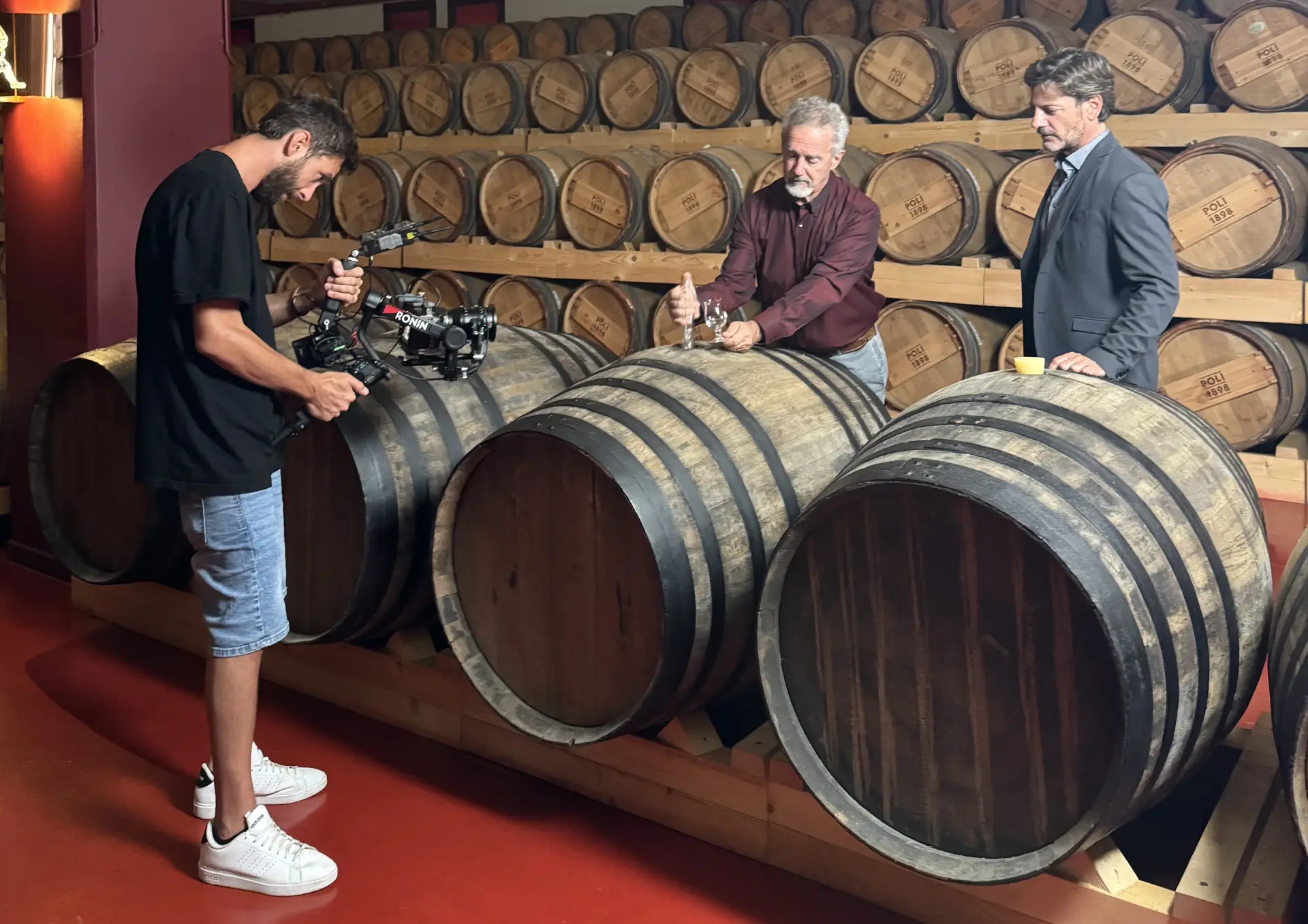 Backstage riprese video aziendale a Cervia