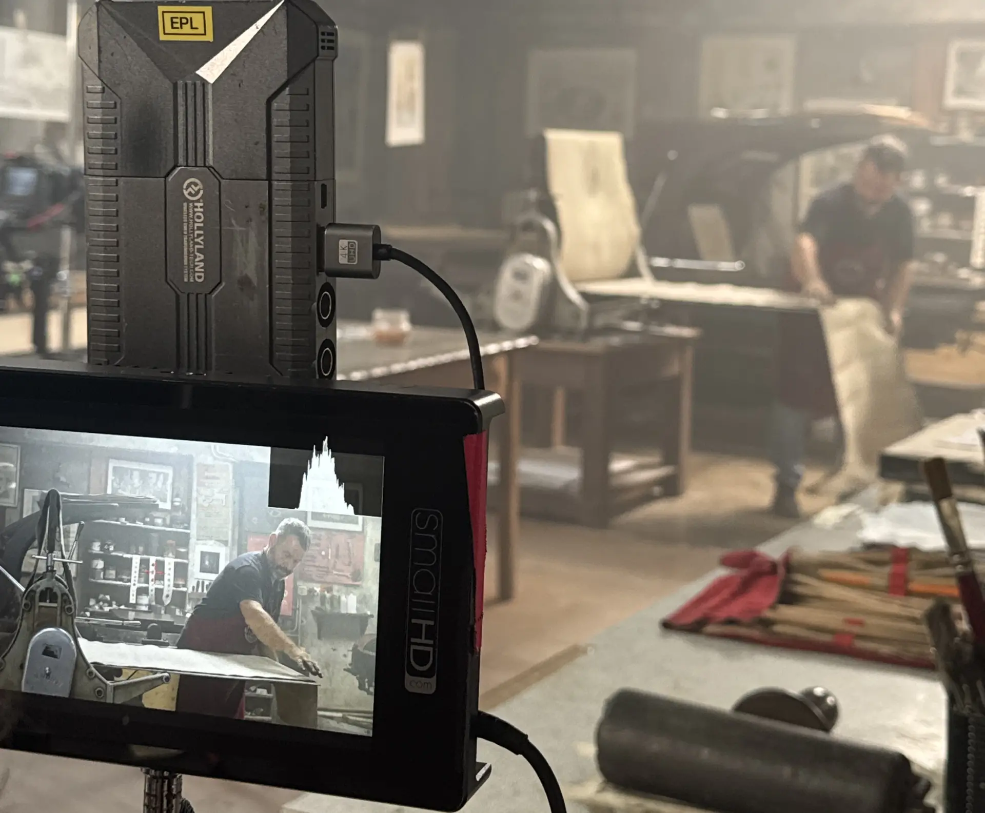Set luci professionale per spot pubblicitario a Cervia